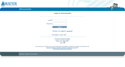 Desktop Screenshot of eprocurement.watercorporation.com.au